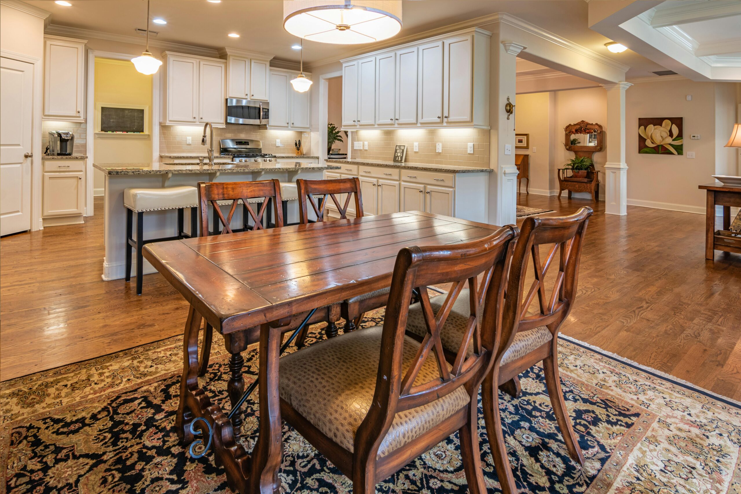 Budget rug in the kitchen