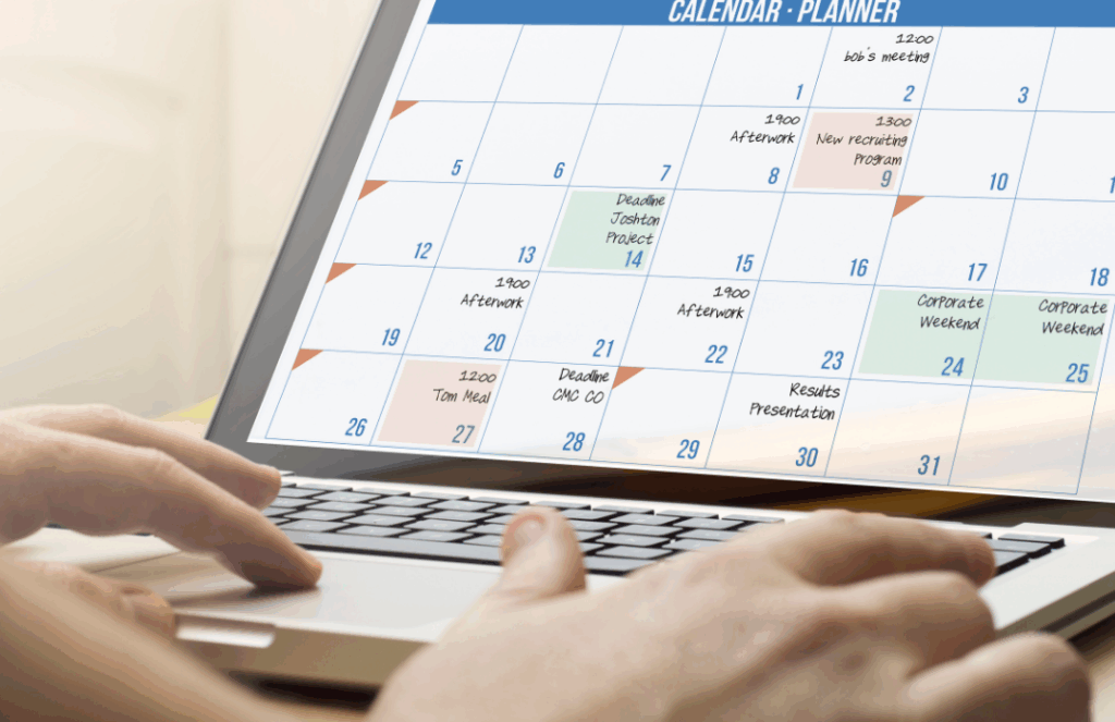 Home Management Tips family calendar