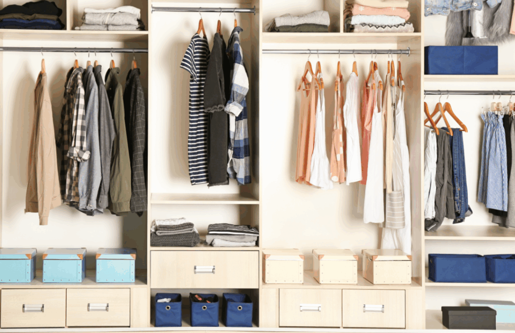 Organizing Tips for wardrobe rotation